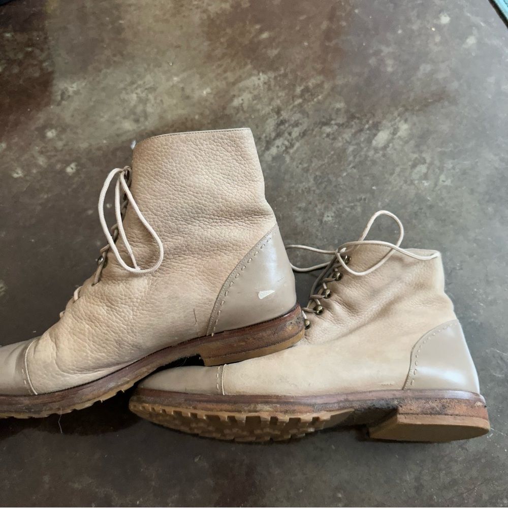 37.5 Celine tan leather boots - Picture 3 of 9